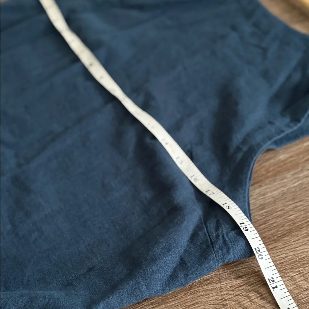 Free People Navy Mini Dress with Pockets - Picture 11 of 12
